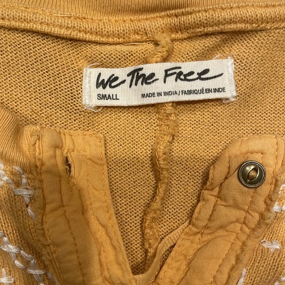 Free People Henley Embroidered Long Sleeve - Picture 7 of 13